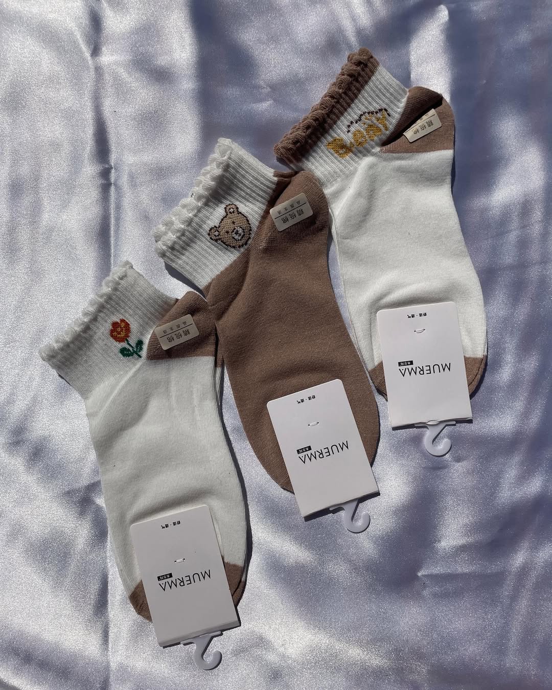 جوراب مچی پنبه ای قشنگ